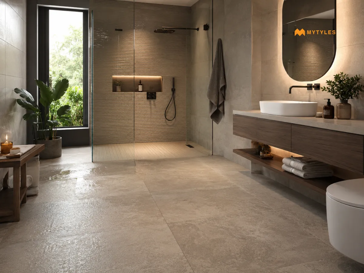 Anti-Skid Bathroom Floor Tiles